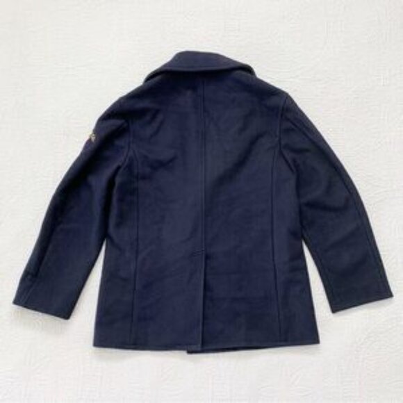 RARE🔥 Ralph Lauren Polo Jeans Co Men's Double Breasted Military Style Pea Coat - Picture 2 of 10